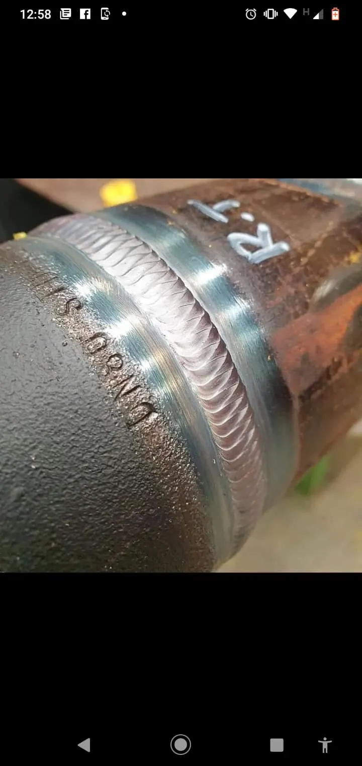 Foto de solda industrial em obra 12